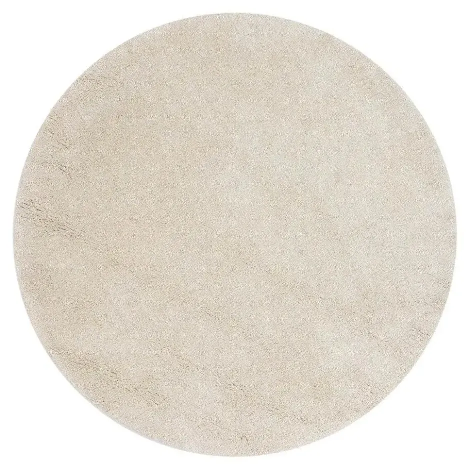 Interieur05 rond berber vloerkleed nador ivoor wit - 160 x 160 cm