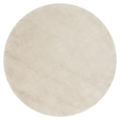 Interieur05 rond berber vloerkleed nador ivoor wit - 160 x 160 cm