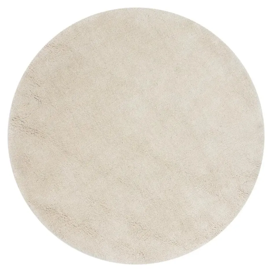 Interieur05 rond berber vloerkleed nador ivoor wit - 160 x 160 cm