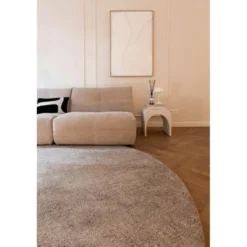 Interieur05 rond berber vloerkleed Nador zand - 200 x 200 cm