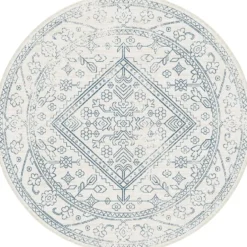Interieur05 Rond Buitenkleed Blauw Nova - 240 x 240 cm