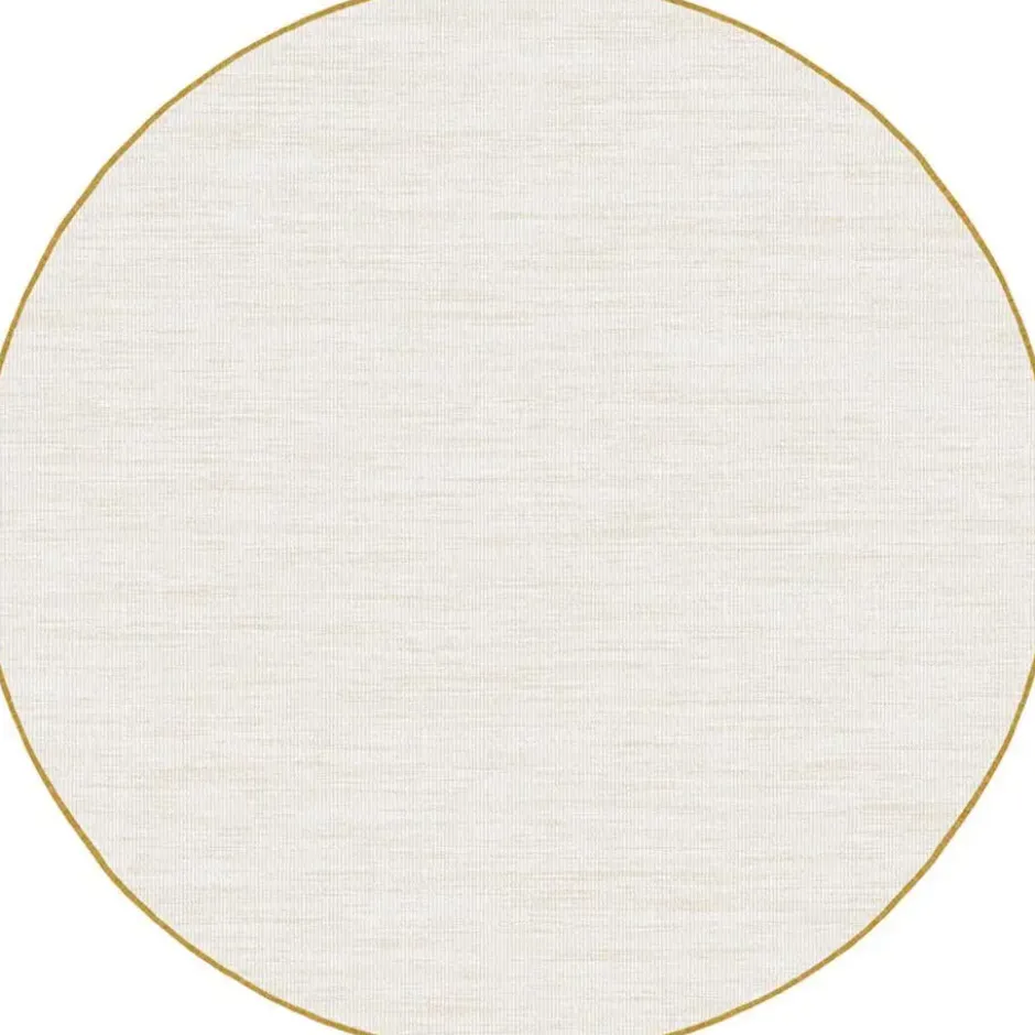 Interieur05 rond buitenkleed geel/okergeel Tone - 240 x 240 cm