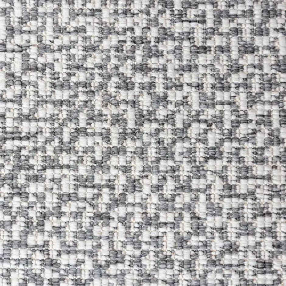 Interieur05 rond buitenkleed grijs Solid - 200 x 200 cm