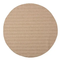 Interieur05 rond buitenkleed jute naturel zigzag - 240 x 240 cm