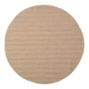 Interieur05 rond buitenkleed jute naturel zigzag - 200 x 200 cm