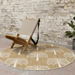 Interieur05 Rond Buitenkleed Jute Oase - 200 x 200 cm