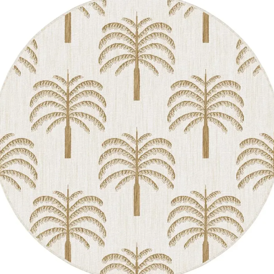 Interieur05 Rond Buitenkleed Jute Oase - 200 x 200 cm