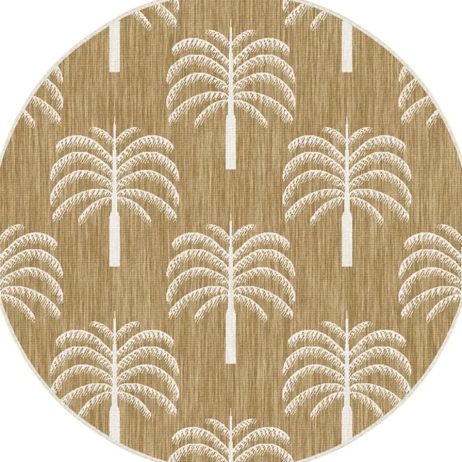 Interieur05 Rond Buitenkleed Jute Oase - 200 x 200 cm