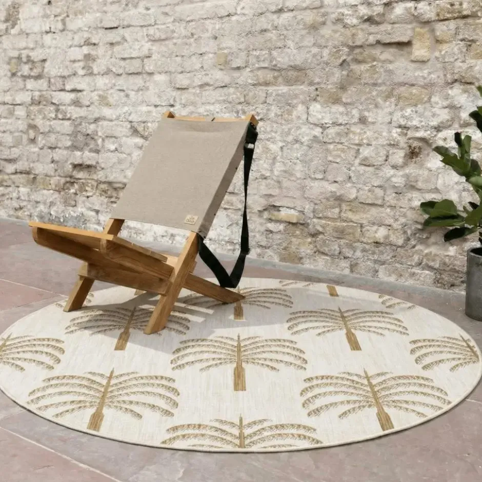Interieur05 Rond Buitenkleed Jute Oase - 200 x 200 cm