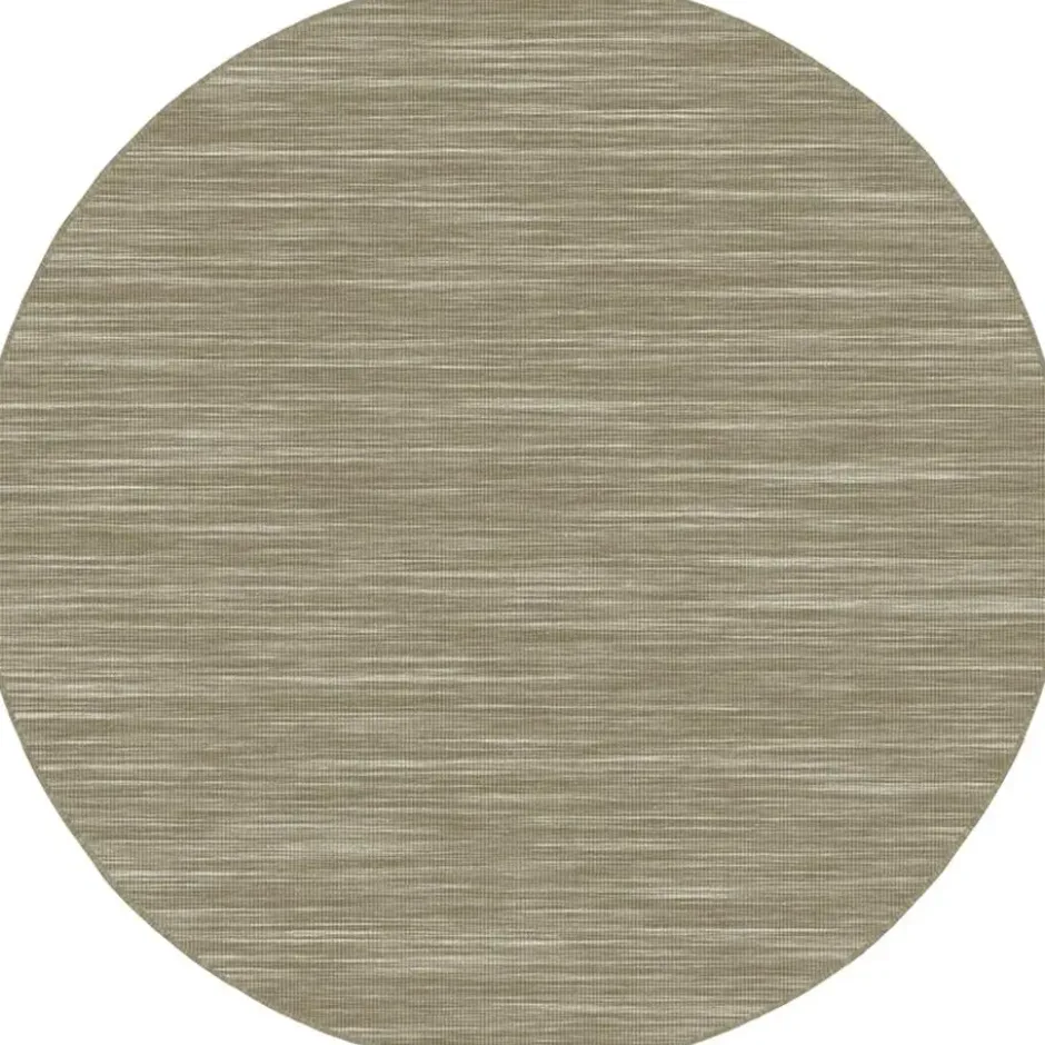 Interieur05 rond buitenkleed linnen Tone - 200 x 200 cm