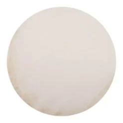 Interieur05 Rond Hoogpolig Vloerkleed Lux Creme - 240 x 240 cm