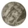 Interieur05 Rond Hoogpolig vloerkleed Odelia Stone - 240 x 240 cm