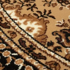 Interieur05 rond vintage Vloerkleed Nain Perzisch bruin - 200 x 200 cm