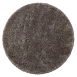 Interieur05 rond vloerkleed Fender grijs/lichtgrijs - 200 x 200 cm