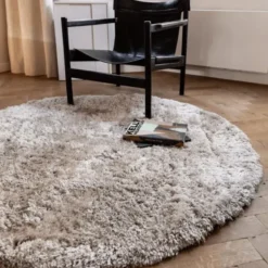 Interieur05 rond vloerkleed Fender wit/creme - 160 x 160 cm