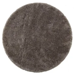 Interieur05 rond vloerkleed Fender grijs/lichtgrijs - 160 x 160 cm