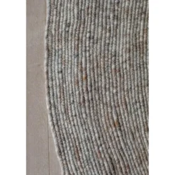 Interieur05 rond vloerkleed Gapo grijs/bruin - 180 x 180 cm