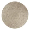Interieur05 rond vloerkleed Gapo beige/wit - 250 x 250 cm