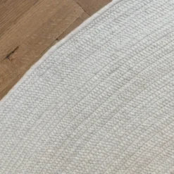 Interieur05 rond vloerkleed Gapo wit - 180 x 180 cm