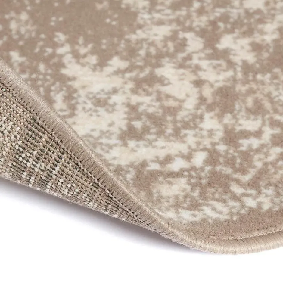 Interieur05 rond vloerkleed Keshan taupe/bruin - 160 x 160 cm