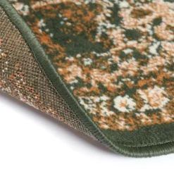 Interieur05 rond vloerkleed Keshan groen - 120 x 120 cm