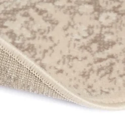 Interieur05 rond vloerkleed Keshan zand/beige - 240 x 240 cm