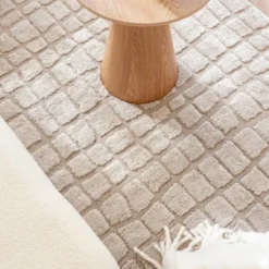 Interieur05 Scandinavisch vloerkleed Malin zand - 280 x 200 cm