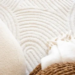 Interieur05 Scandinavisch vloerkleed Oskar creme/wit - 330 x 240 cm