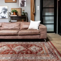 Interieur05 Vintage Vloerkleed Aila Rood/Oranje - 280 x 190 cm