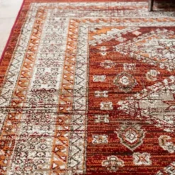 Interieur05 Vintage Vloerkleed Aila Rood/Oranje - 280 x 190 cm