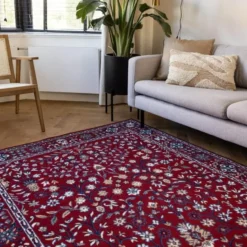 Interieur05 vintage Vloerkleed Nazly Rood/Blauw - 230 x 160 cm