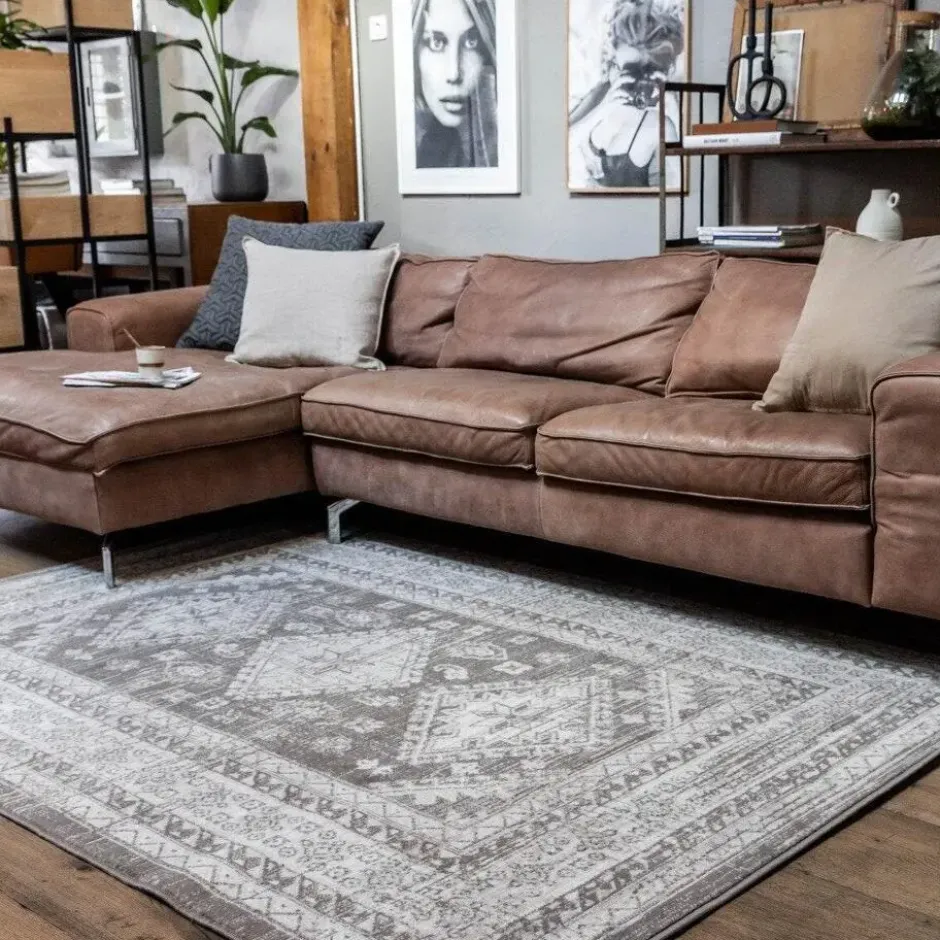 Interieur05 Vintage Vloerkleed Aila Taupe - 280 x 190 cm