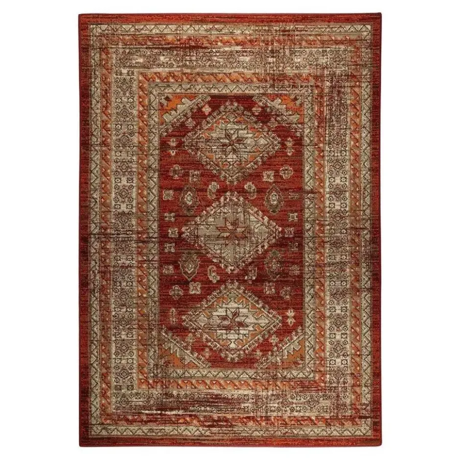 Interieur05 Vintage Vloerkleed Aila Rood/Oranje - 230 x 160 cm
