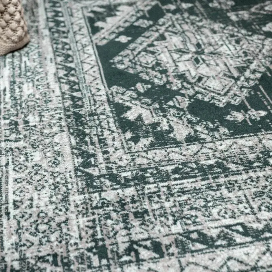Interieur05 Vintage Vloerkleed Aila Groen - 280 x 190 cm