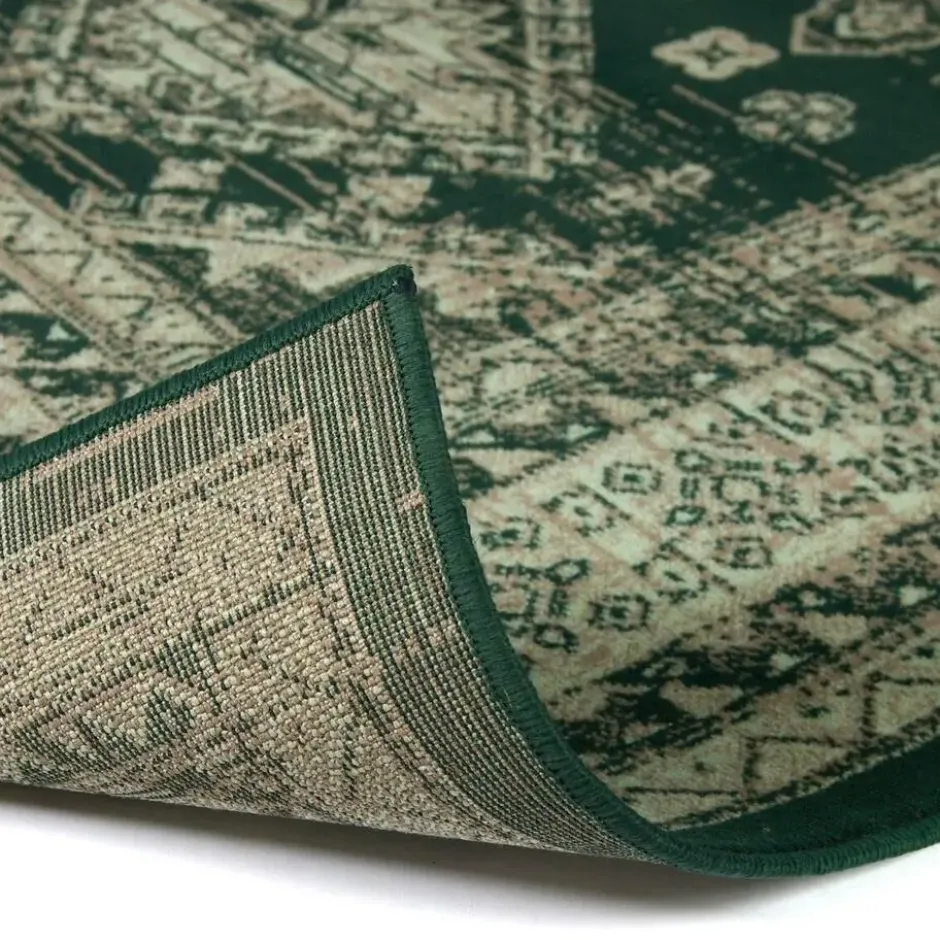 Interieur05 Vintage Vloerkleed Aila Groen - 280 x 190 cm