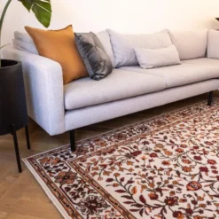 Interieur05 vintage Vloerkleed Nazly Creme/Oranje - 230 x 160 cm