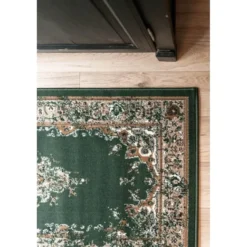 Interieur05 Vintage Vloerkleed Keshan groen - 190 x 280 cm