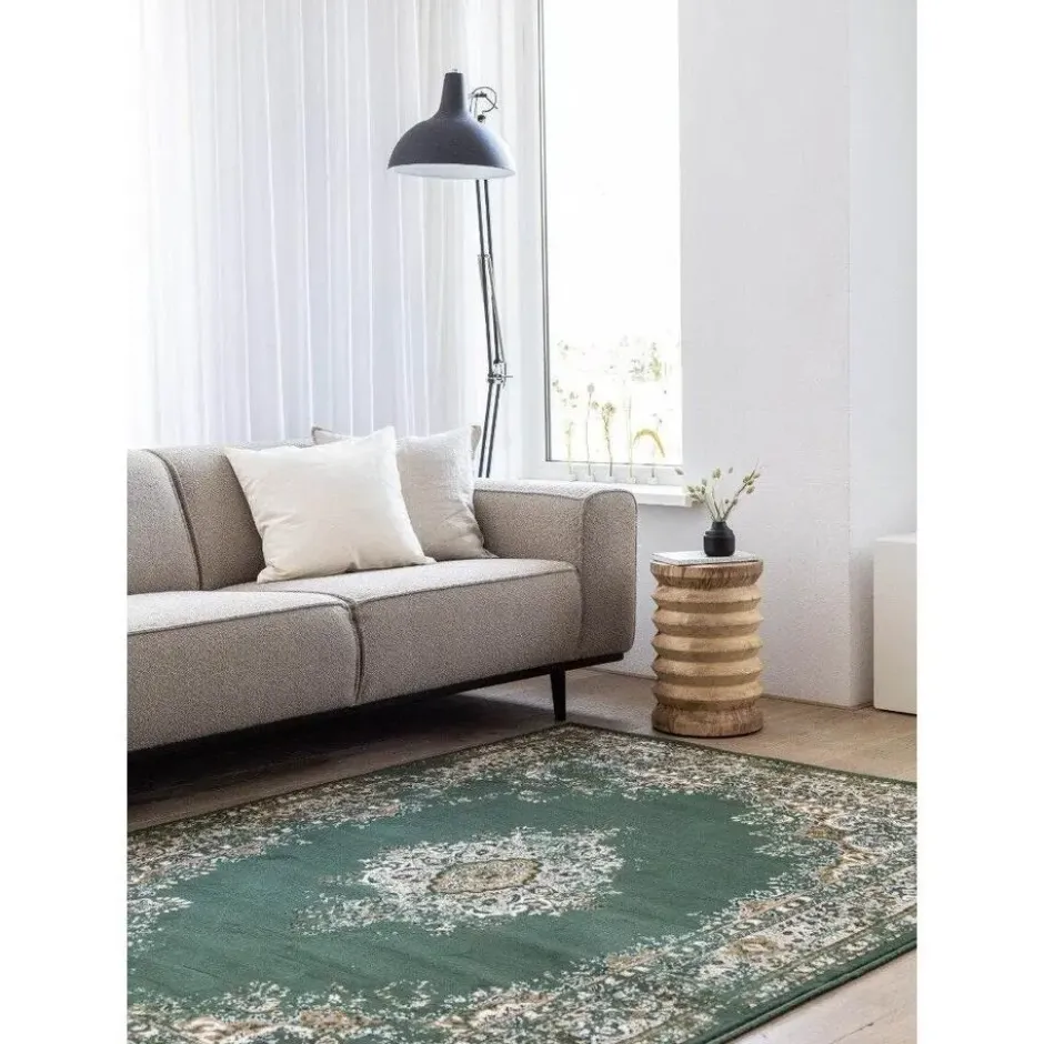 Interieur05 Vintage Vloerkleed Keshan groen - 330 x 240 cm