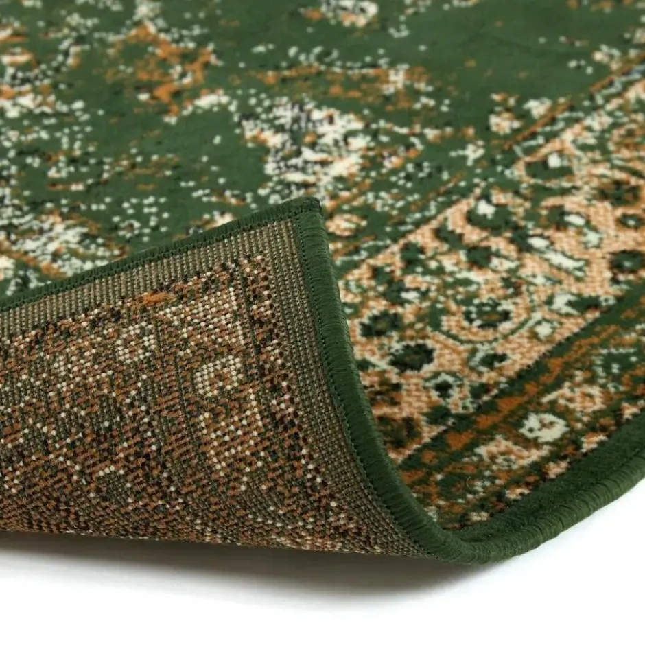 Interieur05 Vintage Vloerkleed Keshan groen - 330 x 240 cm