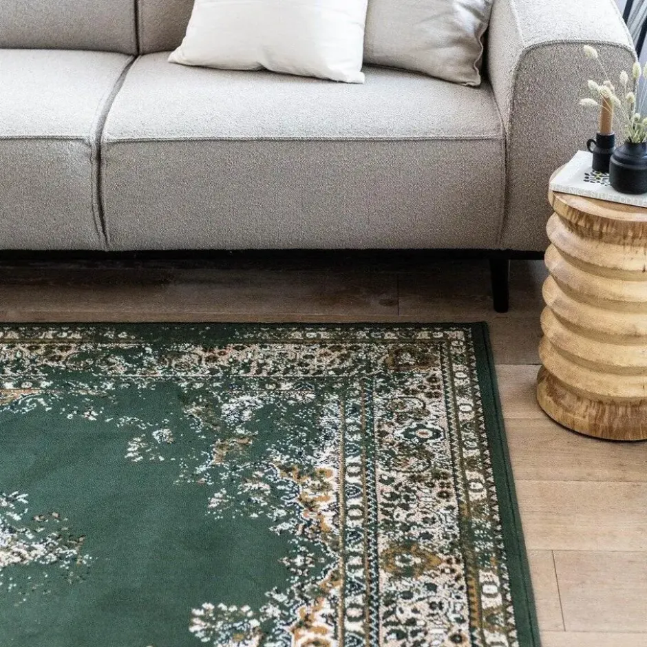 Interieur05 Vintage Vloerkleed Keshan groen - 330 x 240 cm