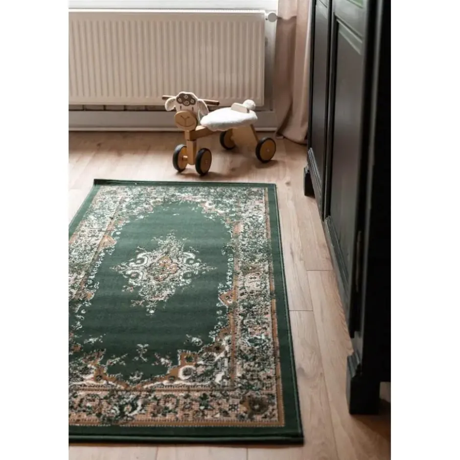 Interieur05 Vintage Vloerkleed Keshan groen - 330 x 240 cm