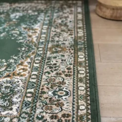 Interieur05 Vintage Vloerkleed Keshan groen - 330 x 240 cm