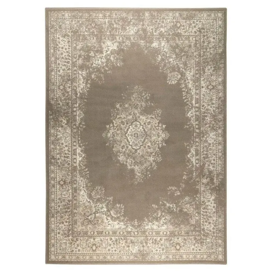 Interieur05 Vintage Vloerkleed Keshan taupe/Bruin - 190 x 280 cm