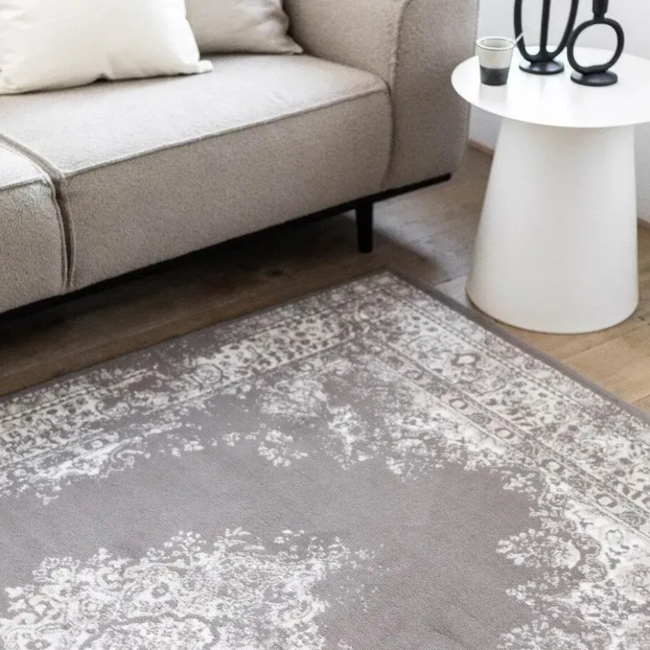 Interieur05 Vintage Vloerkleed Keshan taupe/Bruin - 190 x 280 cm