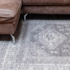 Interieur05 Vintage Vloerkleed Aila Grijs/Roze - 280 x 190 cm