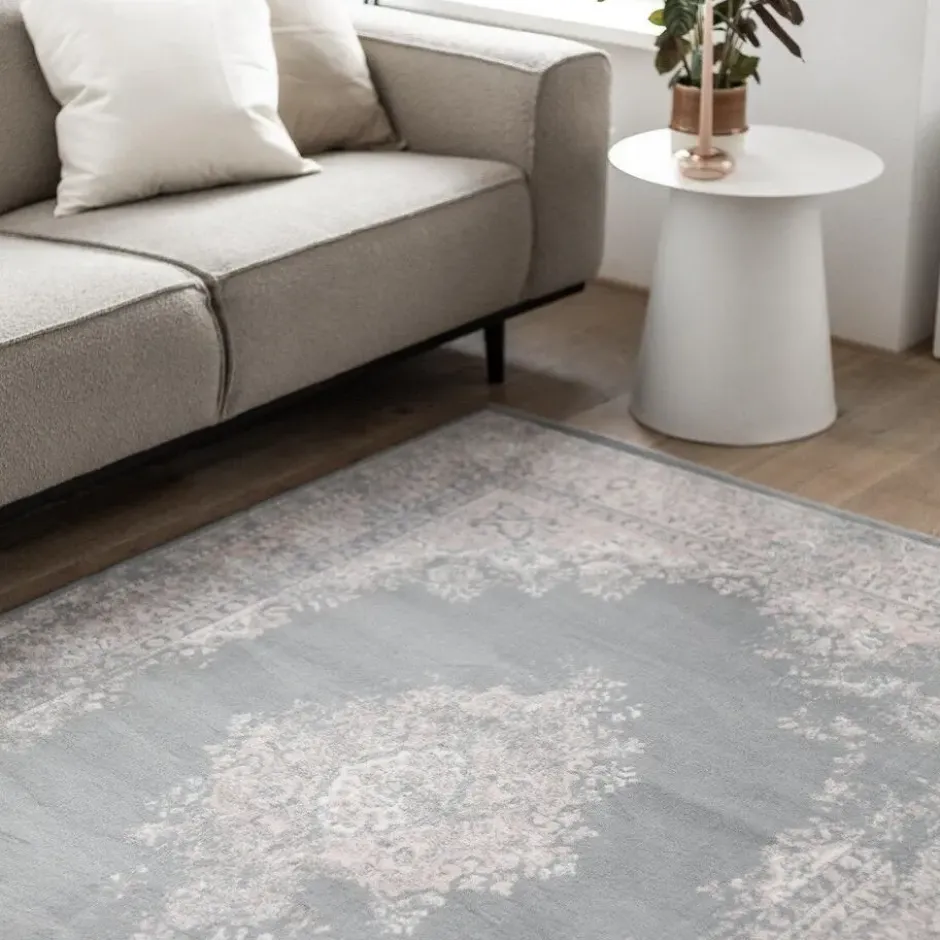 Interieur05 Vintage Vloerkleed Keshan Grijs - 330 x 240 cm