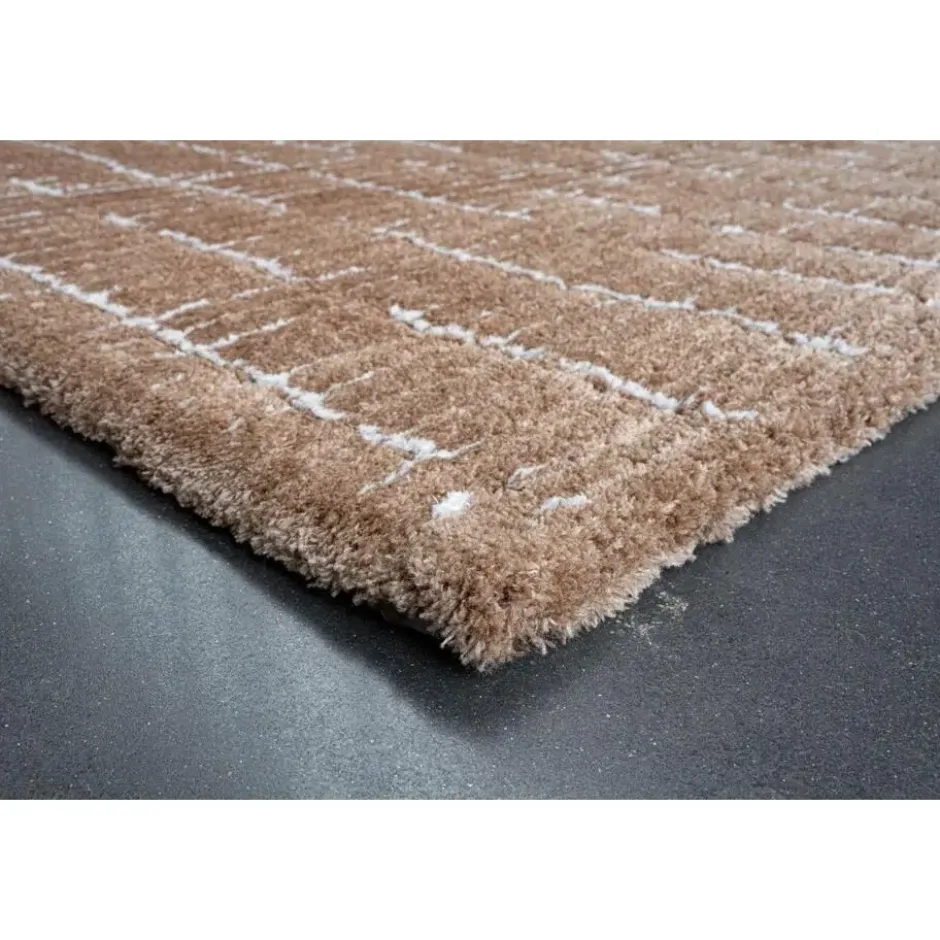 Interieur05 vloerkleed Rectangle bruin/wit - 290 x 200 cm