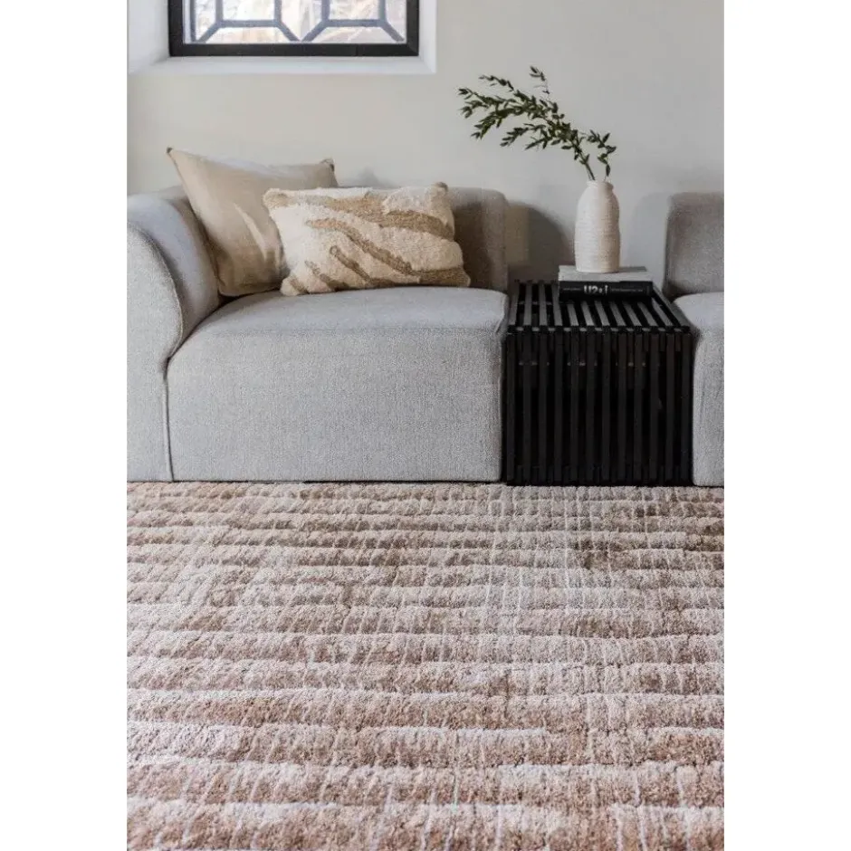 Interieur05 vloerkleed Rectangle bruin/wit - 290 x 200 cm