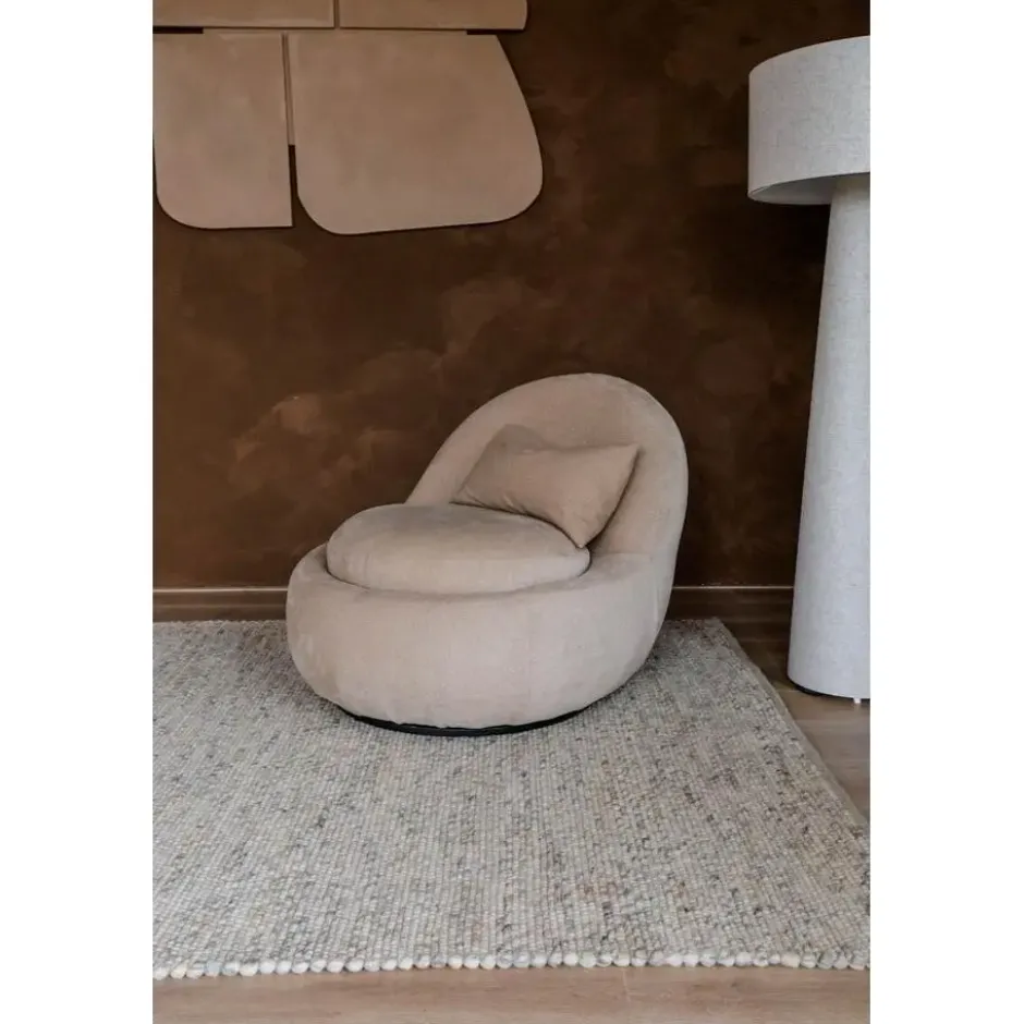 Interieur05 Wollen Vloerkleed beige/wit gemeleerd Vik - 340 x 240 cm