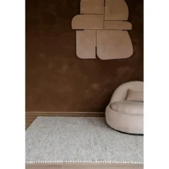 Interieur05 Wollen Vloerkleed beige/wit gemeleerd Vik - 340 x 240 cm